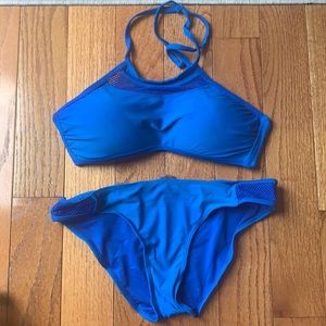 Blue bikini set